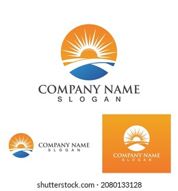 Sun Vector illustration Icon Logo Template design