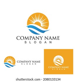 Sun Vector illustration Icon Logo Template design