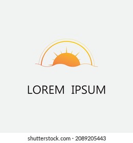 Sun Vector illustration Icon Logo Template design