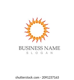 Sun Vector illustration Icon Logo Template design