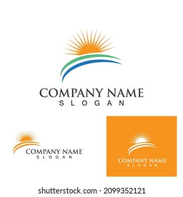 Sun Vector illustration Icon Logo Template design