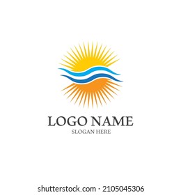 Sun Vector illustration Icon Logo Template design