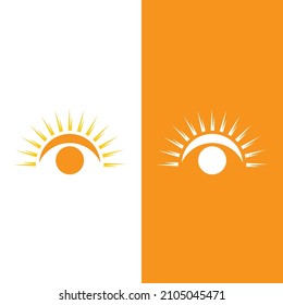 Sun Vector illustration Icon Logo Template design