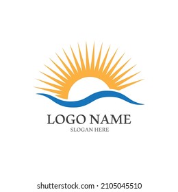 Sun Vector illustration Icon Logo Template design