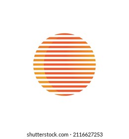 Diseño de la plantilla de logotipo de la ilustración de Sun Vector