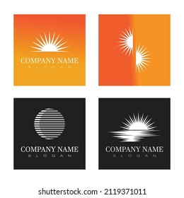 Sun Vector illustration Icon Logo Template design