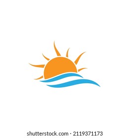 Sun Vector illustration Icon Logo Template design