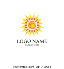 Sun Vector illustration Icon Logo Template design