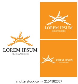 Sun Vector illustration Icon Logo Template design