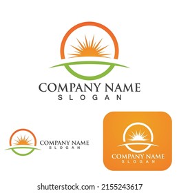 Sun Vector illustration Icon Logo Template design