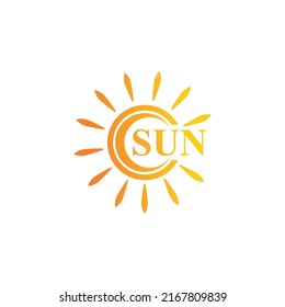 Sun Vector illustration Icon Logo Template design
