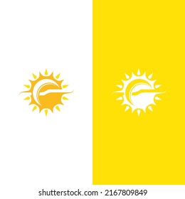 Sun Vector illustration Icon Logo Template design