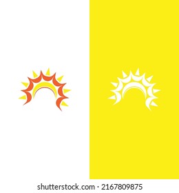 Sun Vector illustration Icon Logo Template design