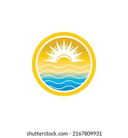 Sun Vector illustration Icon Logo Template design