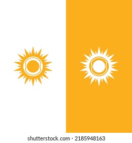 Sun vector illustration icon logo template design