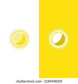 Sun vector illustration icon logo template design