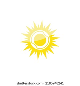 Sun vector illustration icon logo template design