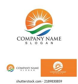 Sun Vector illustration Icon Logo Template design