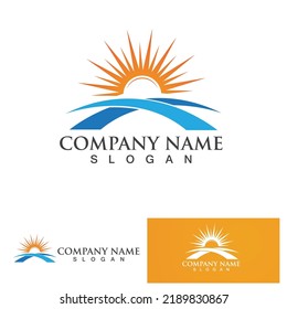 Sun Vector illustration Icon Logo Template design