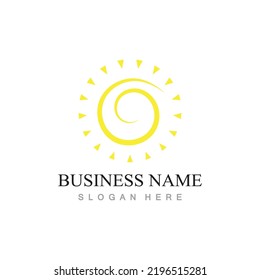 Sun Vector illustration Icon Logo Template design