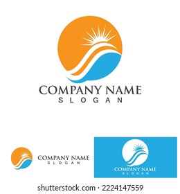 Sun Vector illustration Icon Logo Template design