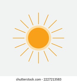 Sun Vector illustration Icon Logo Template design