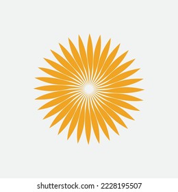 Sun Vector illustration Icon Logo Template design