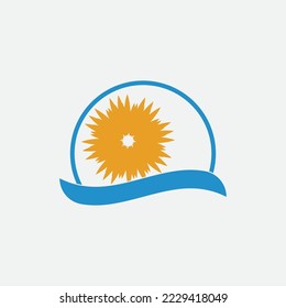 Sun Vector illustration Icon Logo Template design