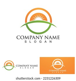 Sun Vector illustration Icon Logo Template design