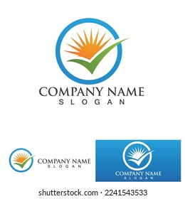 Sun Vector illustration Icon Logo Template design