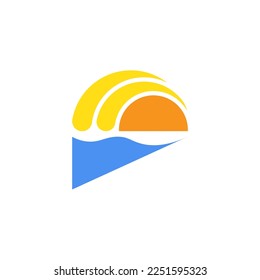 Sun Vector illustration Icon Logo Template design.EPS 10