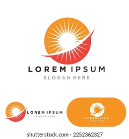 Sun Vector illustration Icon Logo Template design