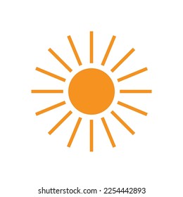 Sun Vector illustration Icon Logo Template and symbol 