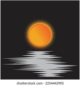 Sun Vector illustration Icon Logo Template and symbol 