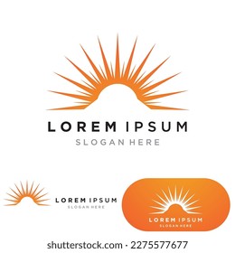 Sun Vector illustration Icon Logo Template design