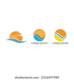 Sun Vector illustration Icon Logo Template design