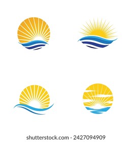 Sun Vector illustration Icon Logo Template design