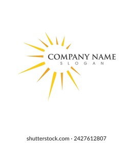 Sun Vector illustration Icon Logo Template design