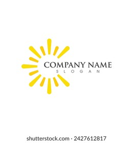 Sun Vector illustration Icon Logo Template design