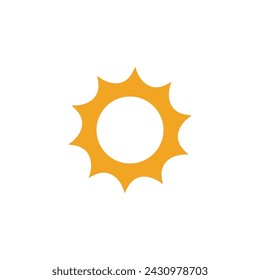 Sun Vector Illustration Icon Logo Template Design