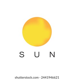 Ilustración vectorial de Sun Icono Diseño de plantilla de logotipo