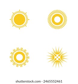 Sun Vector illustration Icon Logo Template design