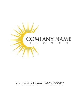 Sun Vector illustration Icon Logo Template design