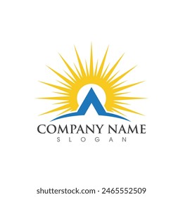 Sun Vector illustration Icon Logo Template design