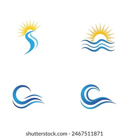 Sun Vector illustration Icon Logo Template design