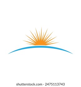 Sun Vector illustration Icon Logo Template design