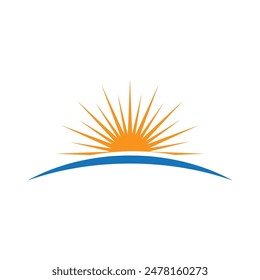 Sun Vector illustration Icon Logo Template design