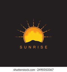 Sun Vektorillustration Icon Logo Vorlage Design