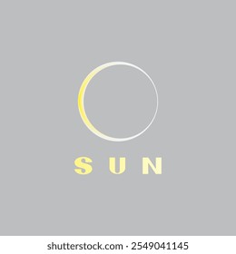 Sun-Vektorgrafik Logo-Vorlagendesign