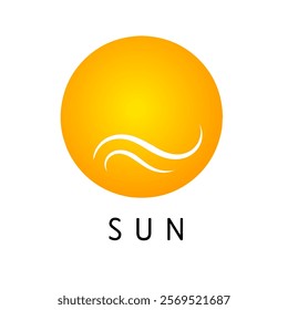 Sun Vector illustration Icon Logo Template design . sun icon logo